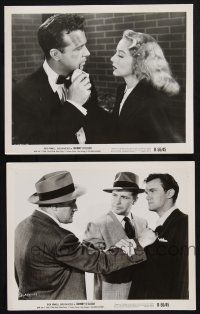 8r909 JOHNNY O'CLOCK 2 8x10 stills R56 Dick Powell was too smart to tangle with sexy Evelyn Keyes!