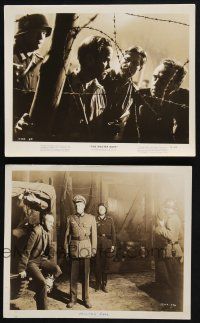 8r918 MASTER RACE 2 8x10 stills '44 George Coulouris and Paul Guilfoyle in Nazi camp!