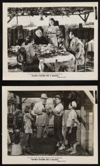 8r966 SUNDAY DINNER FOR A SOLDIER 2 8x10 stills '46 Anne Baxter, Charles Winninger, John Hodiak!