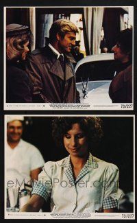 8r240 WAY WE WERE 2 8x10 mini LCs '73 close-up images of Barbra Streisand, Robert Redford!