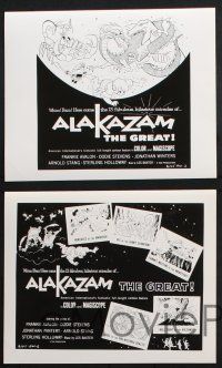 8r621 ALAKAZAM THE GREAT 5 8x10 stills '61 Saiyu-ki, early Japanese anime, cool poster art images!