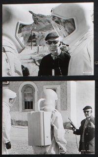 8r556 ANDROMEDA STRAIN 6 candid 7.25x9.5 stills '71 Michael Crichton, directed by Robert Wise!