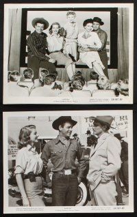 8r303 ARENA 15 8x10 stills '53 Gig Young, Jean Hagen, Polly Bergen, funny 3-D-style image!