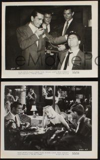 8r759 BIG COMBO 3 8x10 stills '55 Cornel Wilde, Lee Van Cleef, sexy Jean Wallace, classic film noir