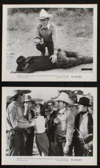 8r558 BLACK BANDIT 6 8x10 stills R50 cool western cowboy Bob Baker with sexiest Marjorie Reynolds!
