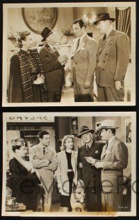 8r703 FALCON IN DANGER 4 8x10 stills '43 detective Tom Conway with Ward, Brooks & Shepard!