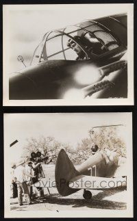 8r886 FLYING TIGERS 2 8x10 stills '42 cool fighting warplane art and candid by fighter!