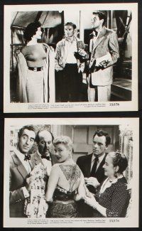8r396 GLASS TOMB 10 8x10 stills '55 you can't cage an animal like Honor Blackman, Hammer film noir!