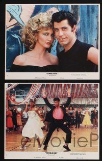 8r180 GREASE 5 8x10 mini LCs '78 John Travolta & Olivia Newton-John, Channing, classic!