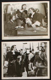 8r378 GREAT ADVENTURES OF CAPTAIN KIDD 11 8x10 stills '53 King of Pirates, scourge of Seven Seas!