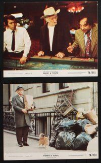 8r151 HARRY & TONTO 7 8x10 mini LCs '74 Art Carney, Chief Dan George, Ellen Burstyn, craps gambling