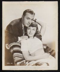 8r899 HOLD BACK THE DAWN 2 8x10 stills '41 cool images of sexy Paulette Goddard & Charles Boyer!