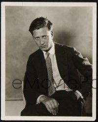 8r900 HUNT STROMBERG 2 8x10 stills '30s cool moody portraits of the famous MGM producer!