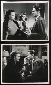 8r293 I LOVE TROUBLE 16 8x10 stills '47 great images of Franchot Tone & sexiest Janet Blair!