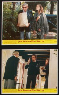 8r153 JUST YOU & ME, KID 7 8x10 mini LCs '79 great images of George Burns & young Brooke Shields!