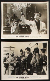8r652 LA DOLCE VITA 5 8x10 stills '61 Federico Fellini, Anouk Aimee, Marcello Mastroianni!