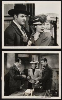8r911 LADY FROM CHEYENNE 2 8x10 stills '41 Loretta Young with Robert Preston & Edward Arnold!