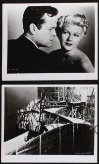 8r718 LADY FROM SHANGHAI 4 8x10 stills R60s great images of Orson Welles, c/u w/ Rita Hayworth!