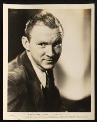 8r719 LEE TRACY 4 8x10 stills '30s-40s great portraits and art of the star in suit and tie!