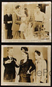 8r662 MISSING LADY 5 8x10 stills '46 Kane Richmond as The Shadow, Barbara Reed, George Chandler