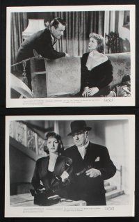 8r325 NORMAN CONQUEST 14 8x10 stills '54 cool images of Tom Conway & pretty Eva Bartok!