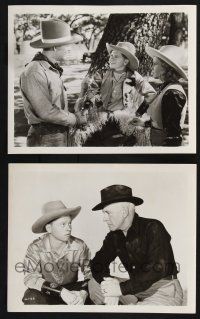 8r934 OUT WEST WITH THE HARDYS 2 8x10 stills '38 cowboy Mickey Rooney as Andy Hardy, Lewis Stone
