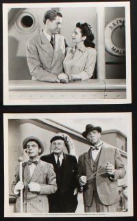 8r603 PURSUIT TO ALGIERS 6 8x10 stills '45 Basil Rathbone as Sherlock Holmes & Bruce as Watson!