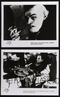 8r733 SHADOW OF THE VAMPIRE 4 8x10 stills '00 art of John Malkovich as F.W. Murnau, Willem Dafoe!