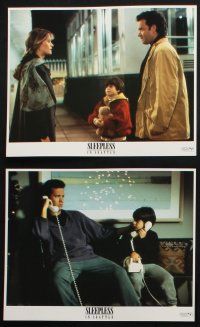 8r086 SLEEPLESS IN SEATTLE 8 8x10 mini LCs '93 Nora Ephron directed, romantic Tom Hanks & Meg Ryan!