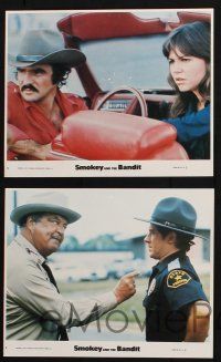 8r207 SMOKEY & THE BANDIT 4 8x10 mini LCs '77 Burt Reynolds, Sally Field & Jackie Gleason!