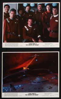 8r127 STAR TREK II 8 8x10 mini LCs '82 William Shatner, Leonard Nimoy, Kirstie Alley, Montalban