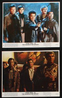 8r128 STAR TREK III 8 8x10 mini LCs '84 Leonard Nimoy, William Shatner, DeForest Kelley & top cast!