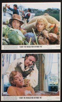 8r135 START THE REVOLUTION WITHOUT ME 8 8x10 mini LCs R77 Gene Wilder, Donald Sutherland!