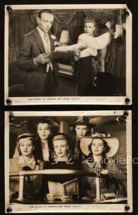 8r740 STORY OF VERNON & IRENE CASTLE 4 8x10 stills '39 great images of Fred Astaire & Ginger Rogers