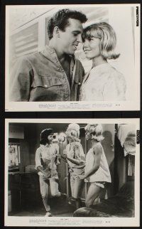 8r610 SURF PARTY 6 8x10 stills '64 Bobby Vinton, Patricia Morrow, partying/fighting teens!