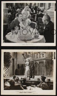 8r827 SWEET ROSIE O'GRADY 3 8x10 stills '43 sexy Betty Grable, Robert Young, Adolphe Menjou!