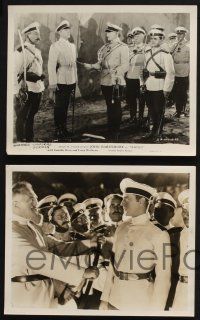 8r679 TEMPEST 5 8x10 stills '28 great images of John Barrymore & Louis Wolheim in uniform!
