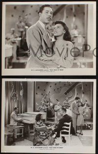 8r829 THAT MAN OF MINE 3 8x10 stills '46 sexy Ruby Dee, Henri Woode and His Six Hepcats!