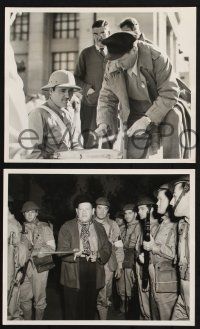 8r834 TWO YANKS IN TRINIDAD 3 8x10 stills '42 great candid images of Gregory Ratoff and crew!