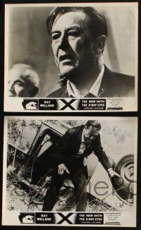 8r750 X: THE MAN WITH THE X-RAY EYES 4 Australian 8x10 stills '63 Ray Milland, Diana Van der Vlis