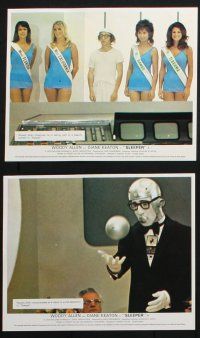 8r084 SLEEPER 8 color English FOH LCs '74 time traveler Woody Allen, Diane Keaton, wacky sci-fi!