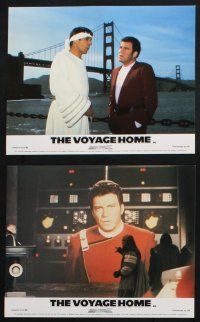 8r129 STAR TREK IV 8 color English FOH LCs '87 Leonard Nimoy, William Shatner, DeForest Kelley!