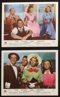8r133 STARS ARE SINGING 8 color English FOH LCs '53 Rosemary Clooney & Anna Maria Alberghetti!
