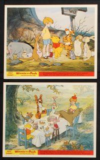 8r145 WINNIE THE POOH & THE BLUSTERY DAY 8 color English FOH LCs '69 A.A. Milne, Tigger, Piglet!