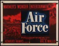 8s017 AIR FORCE 1/2sh '43 Howard Hawks, John Garfield, Gig Young, Warner's Wonder Entertainment!