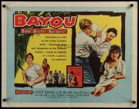 8s047 BAYOU 1/2sh '57 Louisiana Cajun sex, Peter Graves, Bold! Brutal! Barbaric!