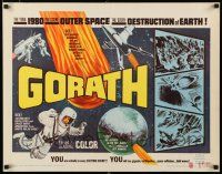 8s185 GORATH 1/2sh '64 Ishiro Honda's Yosei Gorasu, art of the destruction of Earth in space!