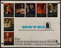 8s202 HOTEL 1/2sh '67 from Arthur Hailey's novel, Rod Taylor, Catherine Spaak, Karl Malden