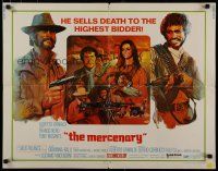 8s273 MERCENARY 1/2sh '69 Il Mercenario, cool art of gunslingers Jack Palance & Franco Nero!