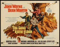 8s369 SONS OF KATIE ELDER 1/2sh '65 John Wayne, Dean Martin, sexy Martha Hyer!